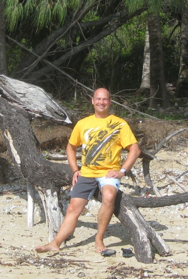 Grant Finer on the Beach